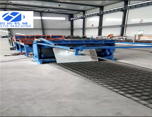 HGTO বেড়া ঢালাই তারের জাল মেশিন নির্মাণ PLC নিয়ন্ত্রণ 380V
