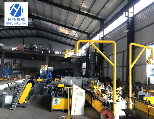 ISO 5.5kw সম্পূর্ণ স্বয়ংক্রিয় চেইন লিঙ্ক বেড়া মেশিন শকপ্রুফ