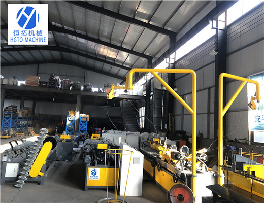 ISO 5.5kw সম্পূর্ণ স্বয়ংক্রিয় চেইন লিঙ্ক বেড়া মেশিন শকপ্রুফ