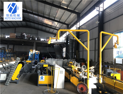 ISO 5.5kw সম্পূর্ণ স্বয়ংক্রিয় চেইন লিঙ্ক বেড়া মেশিন শকপ্রুফ