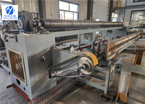 উঠোনের দেয়ালের জন্য 3000mm Cnc উইভিং হেক্সাগোনাল ওয়্যার মেশ মেশিন