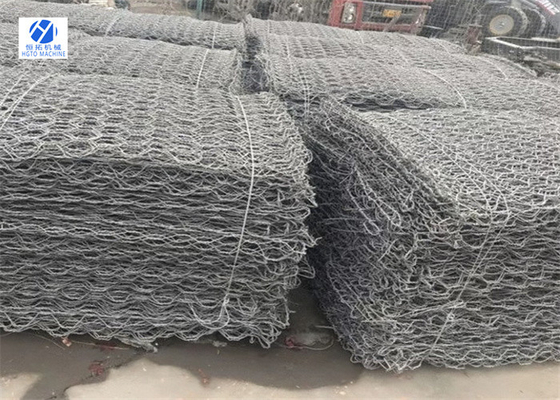 100 মিমি মাল্টিসসিন হেক্সাগোনাল ওয়্যার মেশ নেটিং স্টোন বাস্কেট জারা প্রতিরোধী